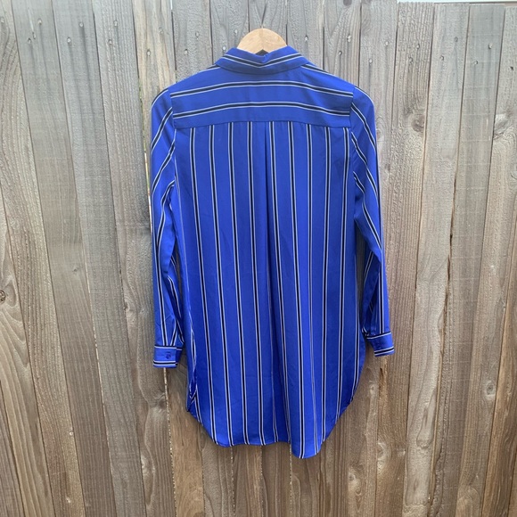 Como Vintage long blue button down shirt size XS - Picture 4 of 6